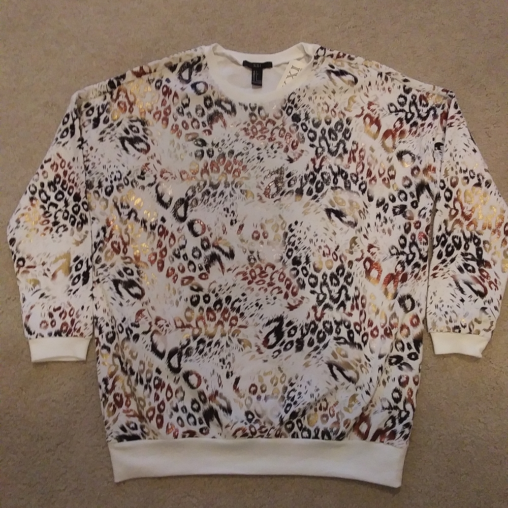 XXI Forever animal print top size small